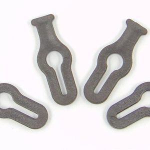 Pinza Tubo Silicona 4mm (4uds)