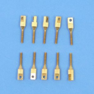 Adaptador Latón M2 Cable Acero (10uds)