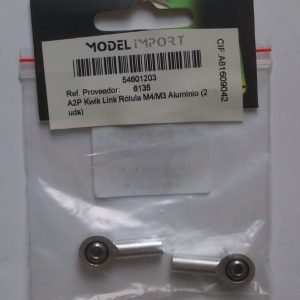 Kwik-Link aluminio con rótula M4