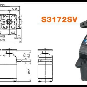 Servo Futaba S3172SV