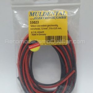 Cable Silicona 1.0mm (17AWG) 2M