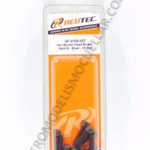 Tornillo Allen M4x16mm Acero (10uds)