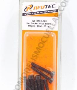 Tornillo Allen M4x25mm Acero (10uds)