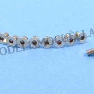 Tornillo M3x10 Avellanado Inox. (10uds)