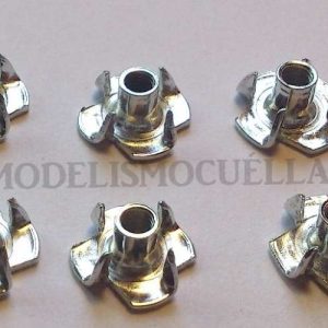 Tuerca autoempotrable M6 (6uds)