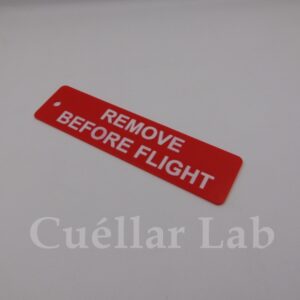 Marcapáginas Remove Before Flight