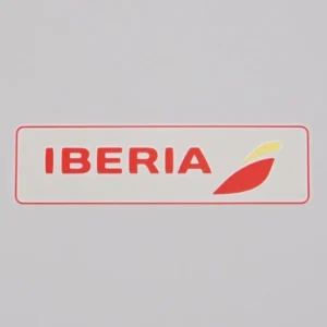 Marcapáginas con el logotipo de Iberia en relieve fabricado con impresión3d